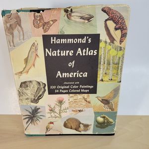 Hammond's Natural Atlas of America 1952 E. L. Jordan 320 original paintings